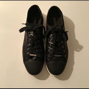 Quilted Lace Up Sneakers